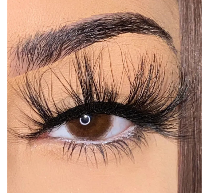 Карі Лінзи з Діоптріями - Дарк Кава