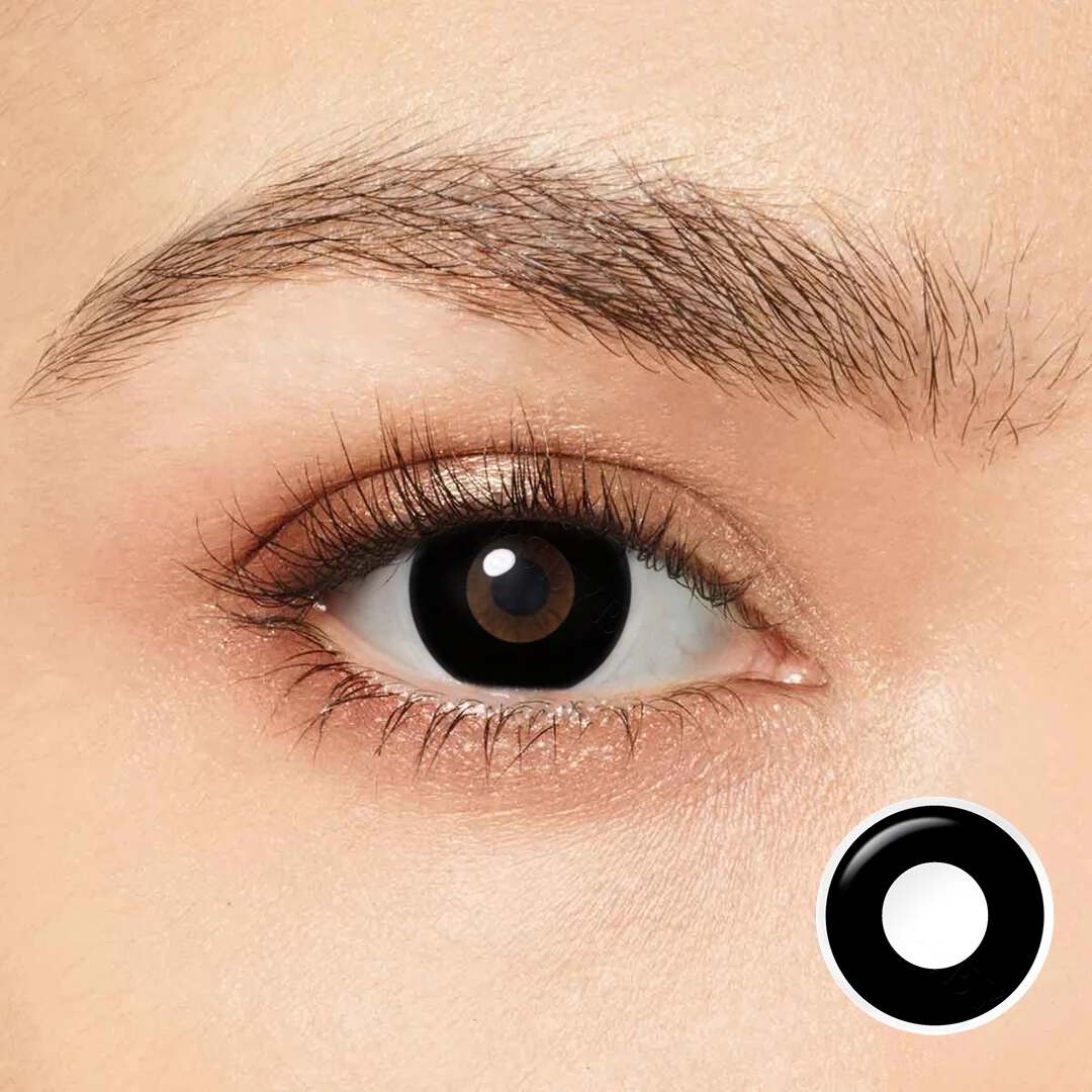 Black - Black Contact Lenses with Diopters