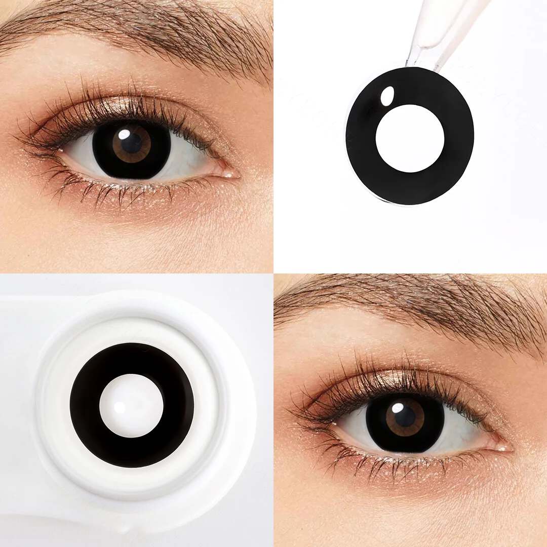 Black - Black Contact Lenses with Diopters