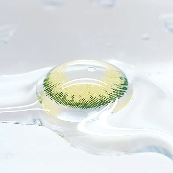 Зелені Лінзи з Діоптріями - Ice Milk Green